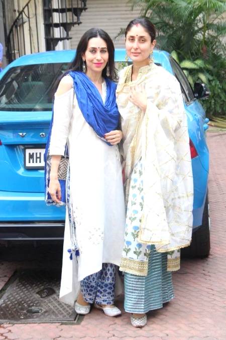 Kareena and Karishma looking old ladies