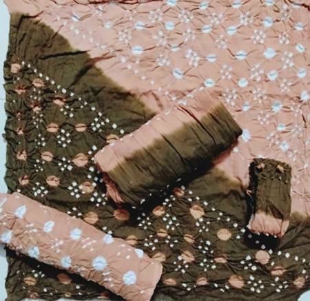 Chunri style design lawn fabric 1800