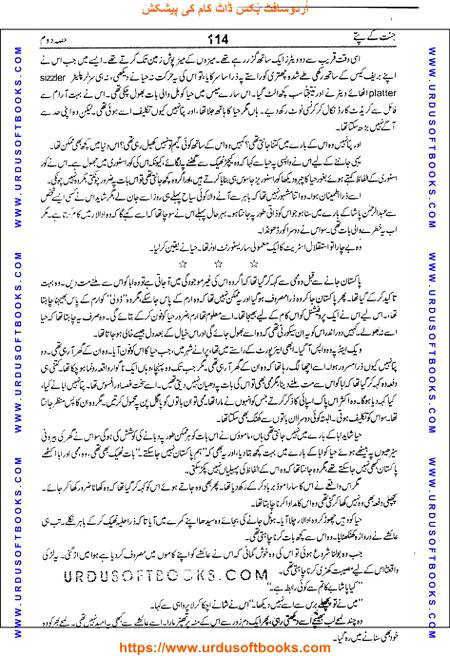 Title = Jannat kay patay.
Writer = Nimra Ahmed.
Part = 2
Page = 114