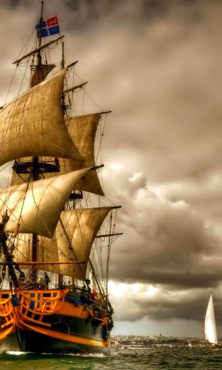 An old ship...