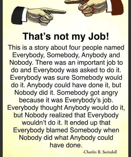 That's not my job🤷