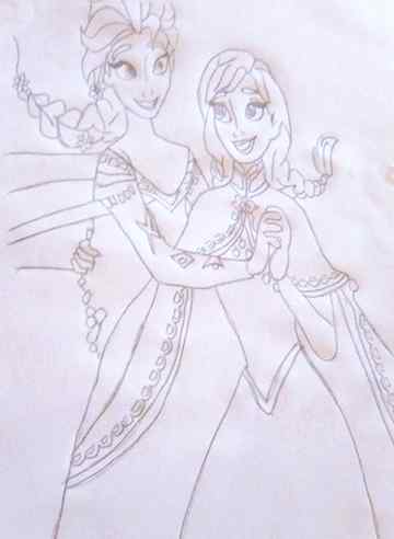 My art it's me & nishuu😍😍🙈🙈