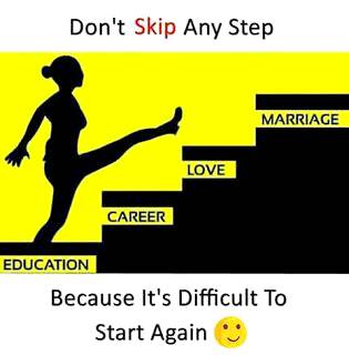 Don't skip any step