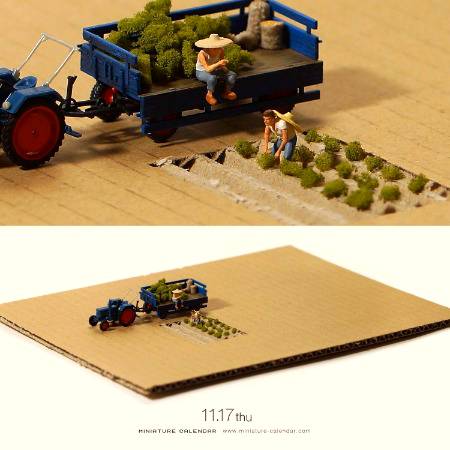 Agricultural view of tinny world