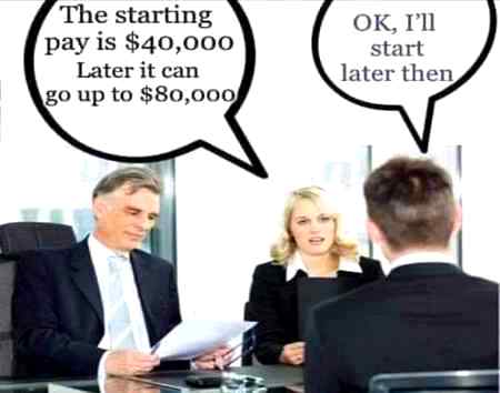 That's why you dont get job