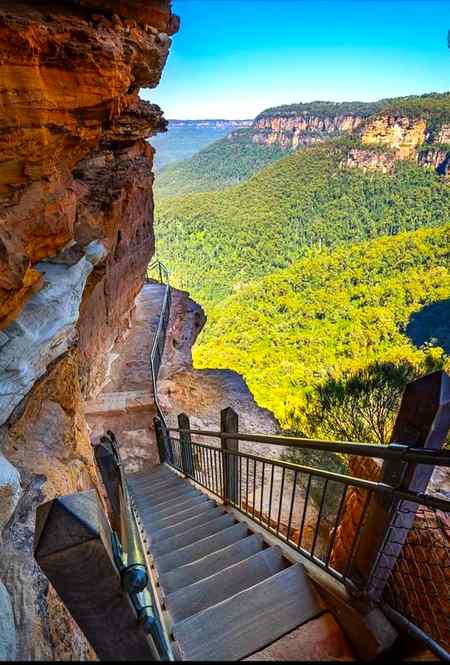Blue mountain national park Australia