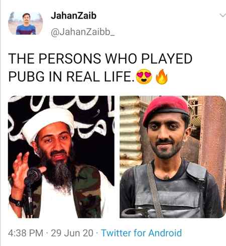 This two persons who played pubg 
in  real life