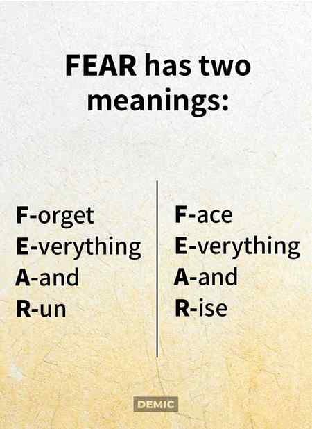 🤙🏻FEAR has Two MEANINIG'S🤙🏻