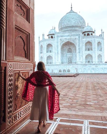 Other beautiful view of Taaj mehl