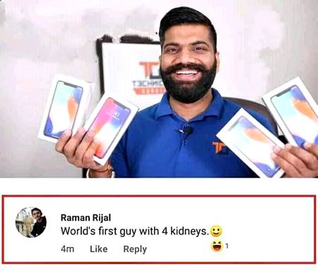 6** Actually 2 in his Body