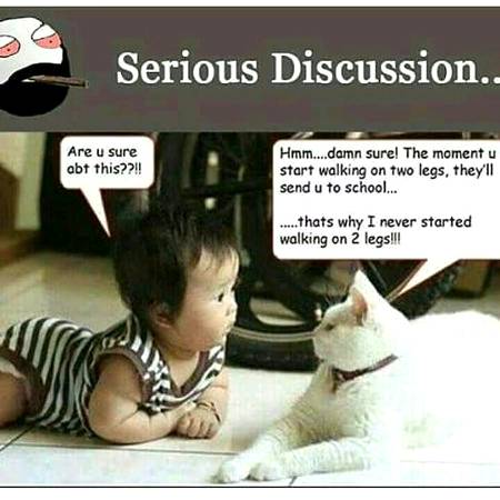 Serous discussion
