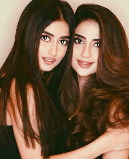 Sajal Ali and saboor Ali