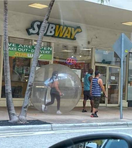 Social distansing buble