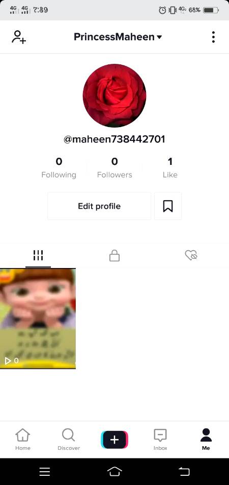 My new tiktok account