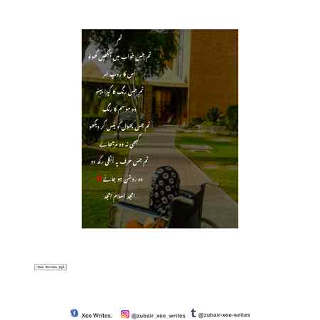 Tum jis khuwab ma ankhy kholo..