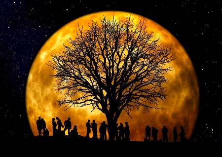 Edited pic of super moon 🔥