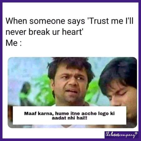 When someone says: