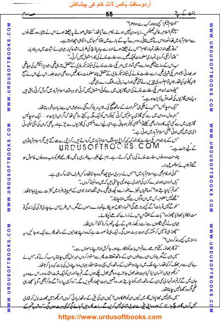 Title = Jannat kay patay.
Writer = Nimra Ahmed.
Part = 2
Page = 55