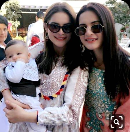 Aiman & Minall with Amal Munib