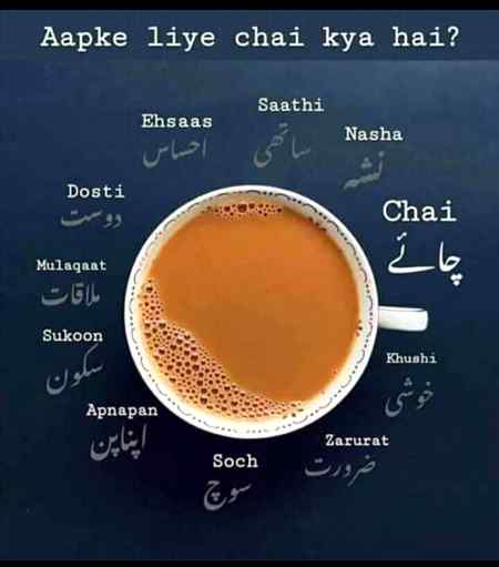 Chalo btao sb ap k liye chaay kia ha??