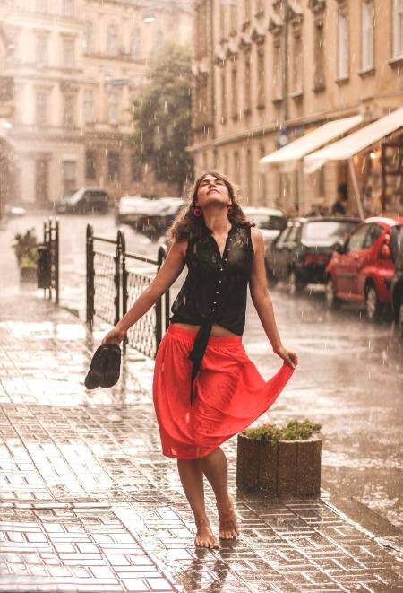 Rain enjoyment 🔥🔥