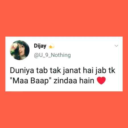 Undountedly Allah sab k maa bap ko salamt rky Ameen