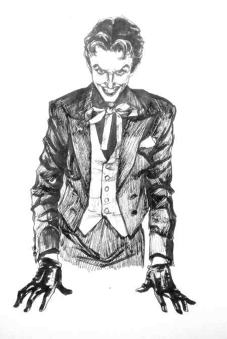 A joker,s pencil art..