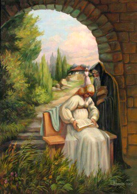 Beautiful art and hidden face created