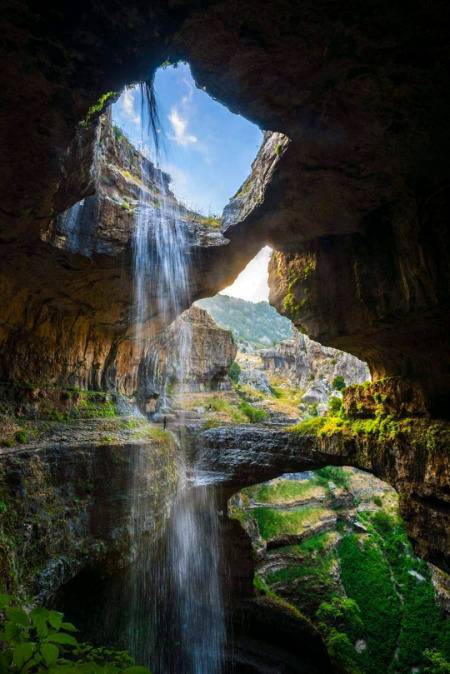 Baatara Gorge Waterfall, Lebanon