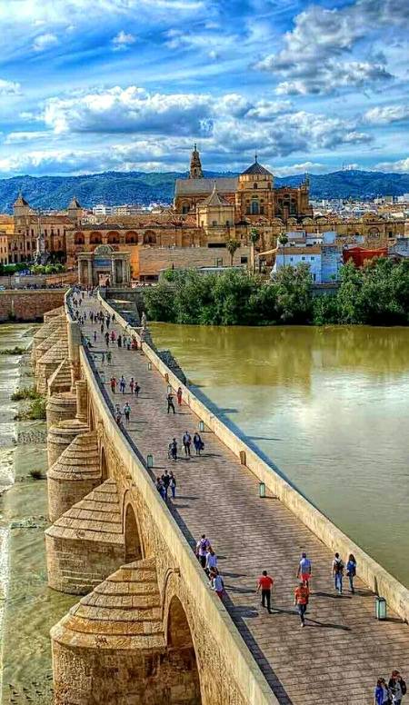 Roman bridge of cordoba Spain