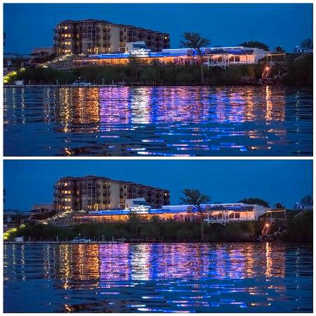 Beautiful lake night view❤❤