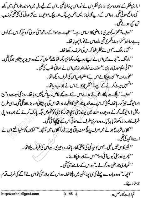 Title = "Tum zeest ka hasil ho"
Page = 15