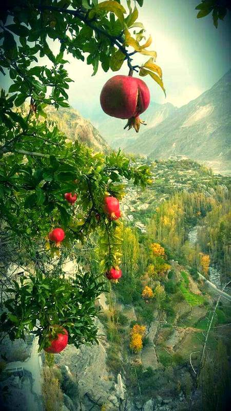 Beauty and calmness Hunza valley pakistan