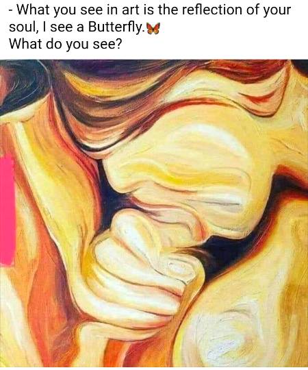 I see a butterfly