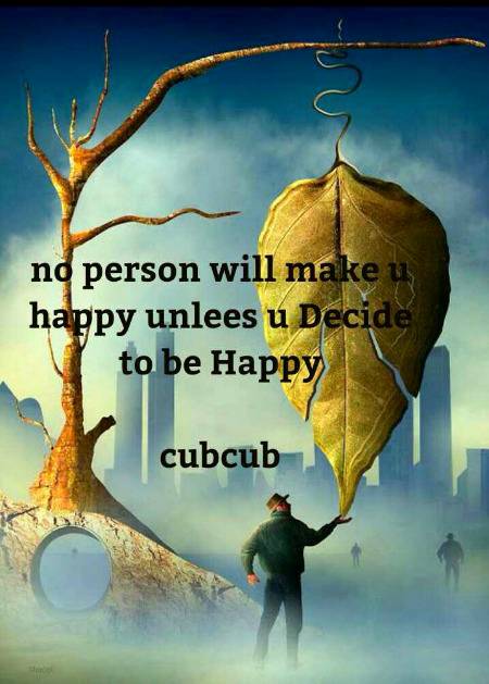 No person will make you happy