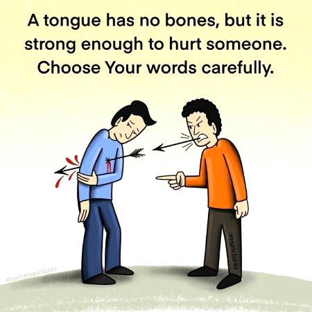 Use words carefully