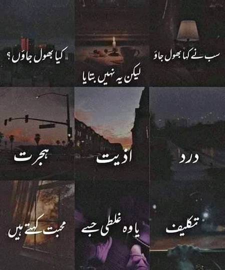 اچھا سن!
کیسے بھلاتے مجھے بھے سیکھا میں بھی بھولنا چاہتا اسے....لل  
تو اسے سوچنا چھوڑ دے اس کی old conversation پڑھنا چھوڑ دے تو خود آہستہ آہستہ بھول جائیگا
ہمم تو صحیح کہتا ہے
اچھا ایک بات تو بتا؟
پوچھ؟
کسی کو بھول جانا اتنا آسان ہوتا؟
میرے پاس اس سوال کا جواب نہیں
اگر نہیں ہے تو پھر کیوں کہتا بھول جاؤں اسے
کیسے بھلاؤں اسے؟
یار تو سمجھ کیوں نہیں رہا آخر اس نے دیا ہی کیا تجھے جو تو اس انجان کے پیچھے پاگل بنا بیٹھا ہے
اپنی حالت دیکھی کبھی کیسا تھا کیسا ہو گیا؟
تو کہتا اس نے کیا دیا تو سن میرے دوست...
اس نے مجھے دنیا کہ اور اس میں رہنے والوں کی حقیقت بتائی
وہ کیسے؟
اس نے مجھے سکھایا جس طرح زندگی ایک دن ختم ہوجاتی اسی طرح کوئی بھی رشتہ سدا ساتھ نہیں رہتا
👆👆next