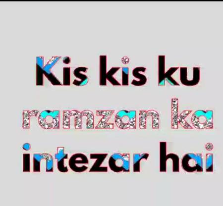 Kis kis ko hai intezar