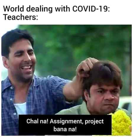 Yahan pta nhi zinda bachna bhe ha ka nhi aur teachers ko studies ke pre ha😟😋😋