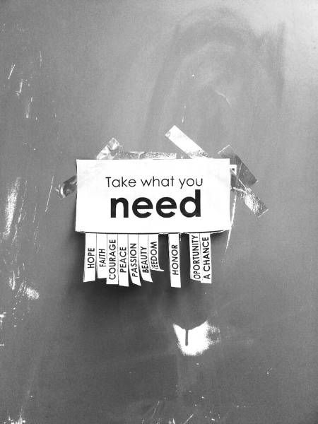 Take what you need