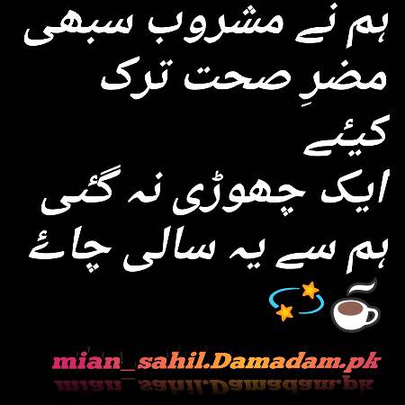 اک چھوڑی نہ گئی ہم سے چائے.