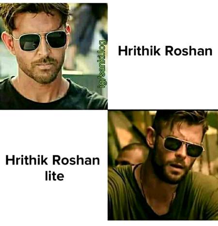 Tbh chris's Character 'Thor' is  10 times bigger than hritik roshan's entire career.
