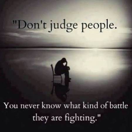 Don't judge people