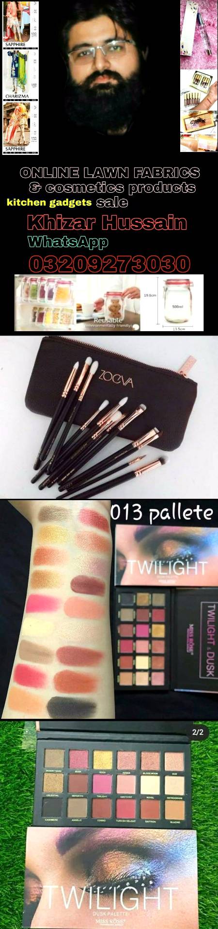 lawan fabrics , cosmetics products & kitchen gadgets Online Sale 💅👗👚💄🖌️ Contact & details >>>>Khizar hussain WhatsApp 03209273030