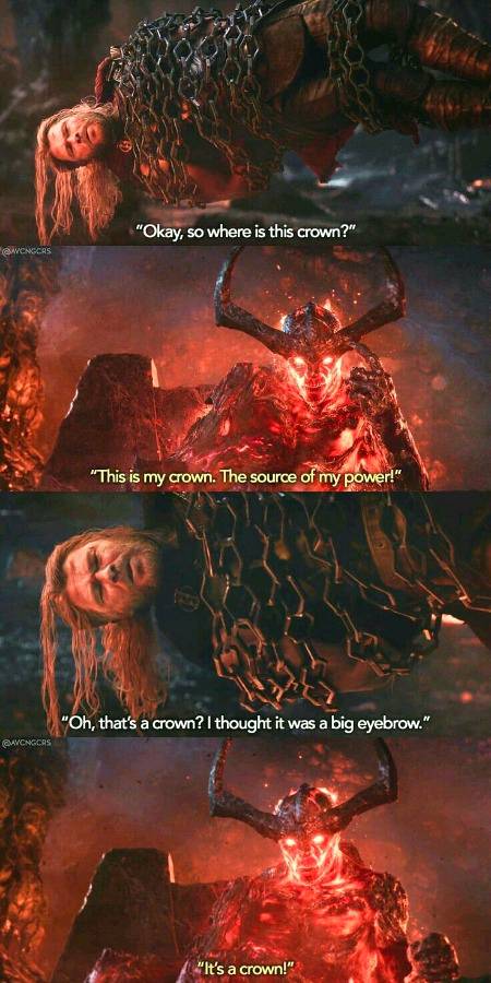 I like Thor...he has good kinda HUMOUR...😹😹😹