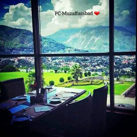 A heart touching view from Pearl Continental Hotel Muzaffarabad ❤👌
