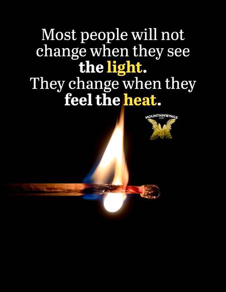 Most poeple will not change...