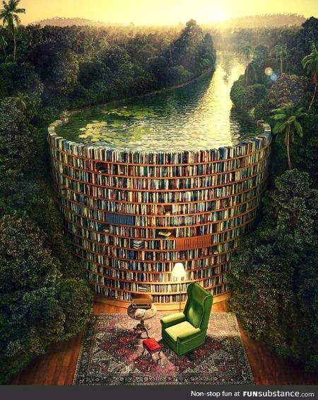When you lost in a book