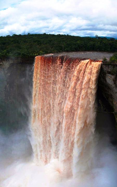 Waterfall in amazon,Indonesia