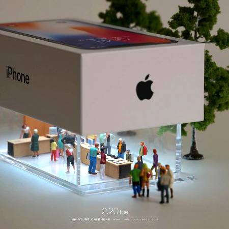 I phone company working